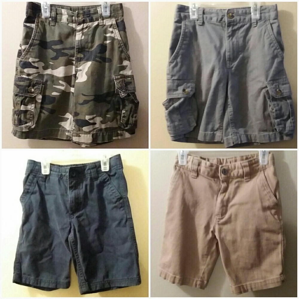 Lot of 4 Pair Boys Size 6 Shorts
